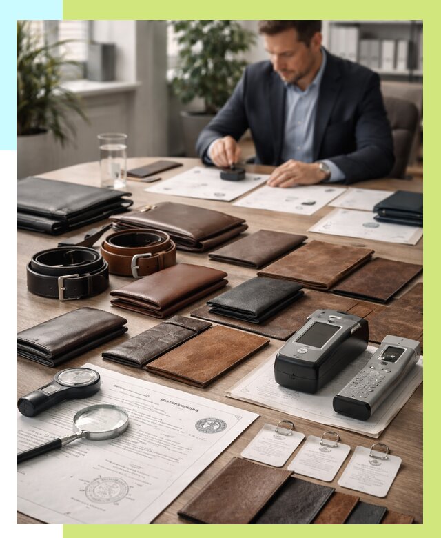 Сертификация кожаных изделий в Егорьевске от 12151 р. | Алешин-Грь