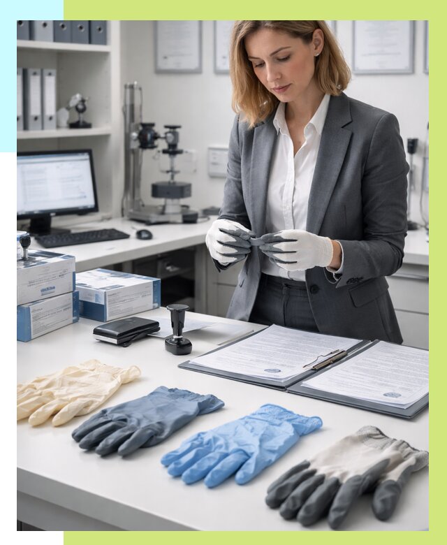 Сертификация перчаток в Егорьевске от 8607 р. | Алешин-Грь