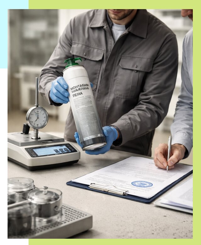 Сертификация монтажной пены в Егорьевске от 15189 р. | Алешин-Грь