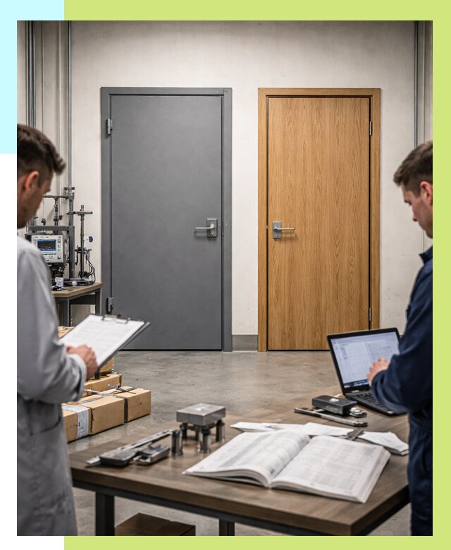 Сертификация дверей в Егорьевске от 8101 р. под ключ | Алешин-Грь