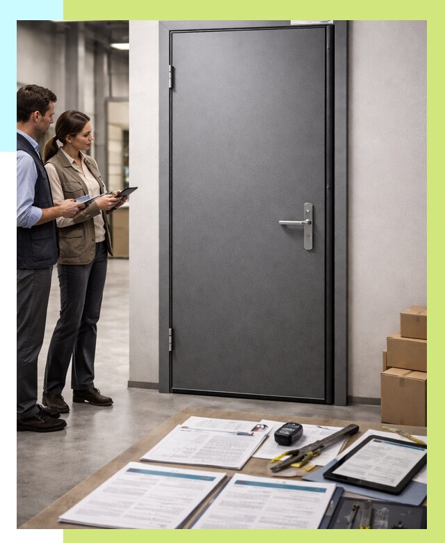 Сертификация противопожарных дверей в Егорьевске от 9113 р. | Алешин-Грь