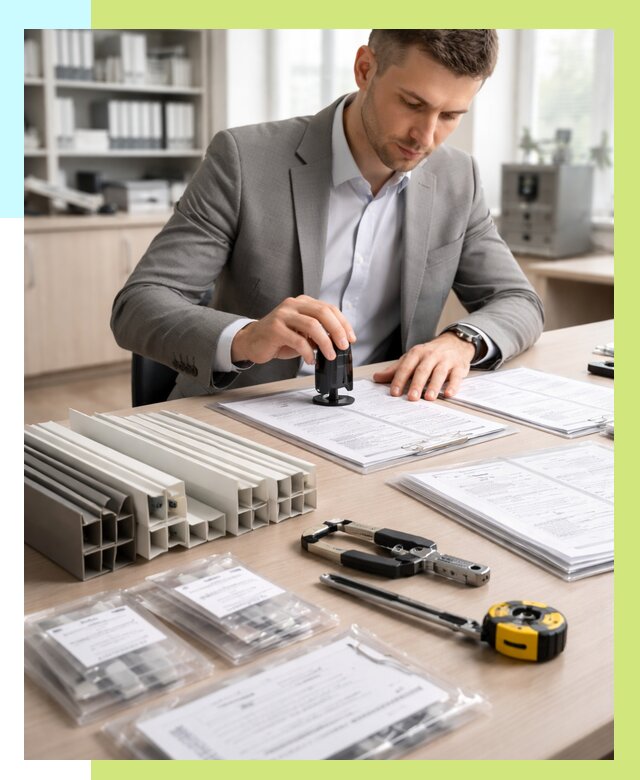 Сертификация ПВХ продукции в Егорьевске от 8607 р., Алешин-Грь