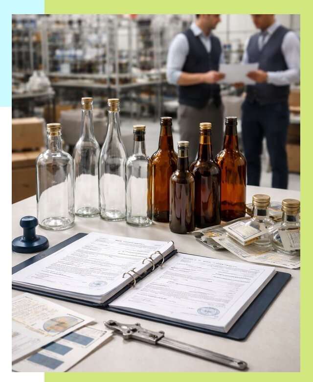 Сертификация стеклянных бутылок в Егорьевске от 25315 р. | Алешин-Грь
