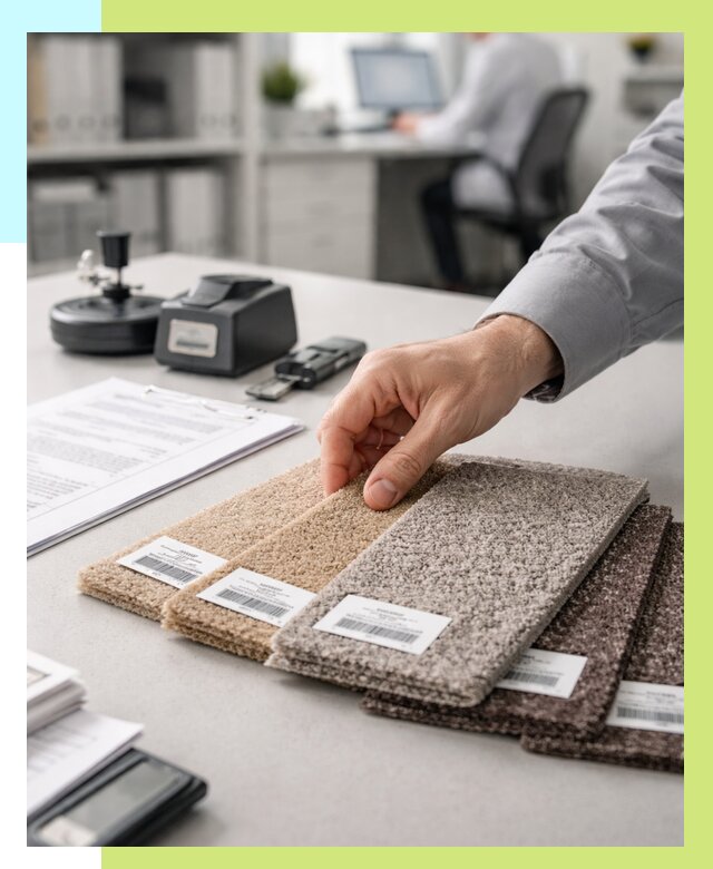 Сертификация ковролина в Егорьевске от 15189 р., Алешин-Грь