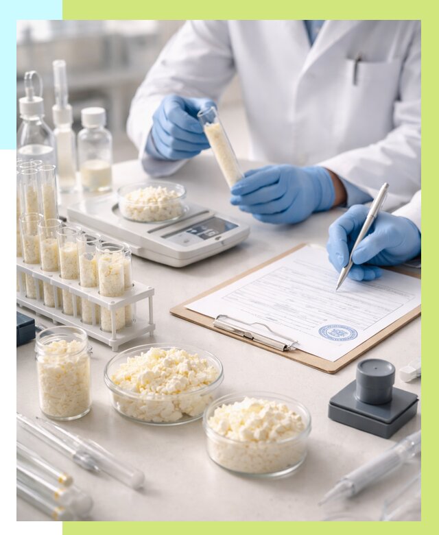 Сертификация творога в Егорьевске от 12151 р. под ключ | Алешин-Грь