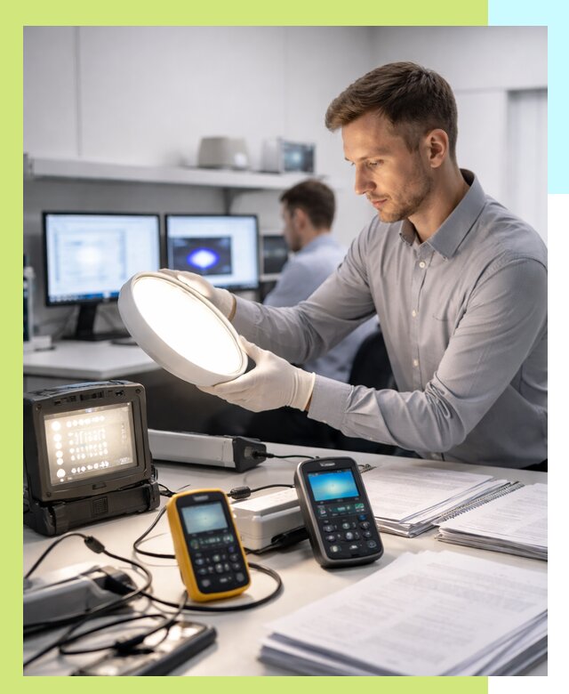 Сертификация светильников в Егорьевске: испытания и оформление