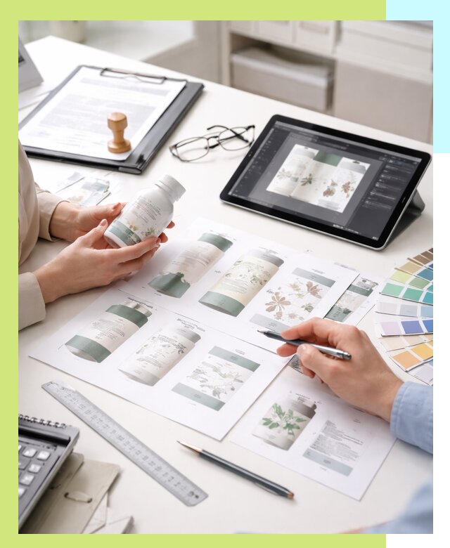 Профессиональная разработка дизайна и текста этикетки продукции в Егорьевске