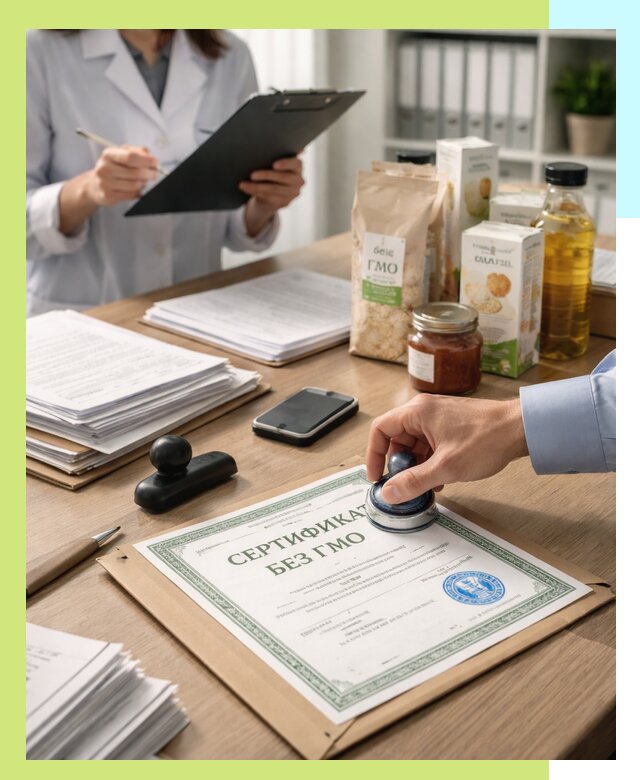 Получение сертификата Без ГМО для продукции в Егорьевске