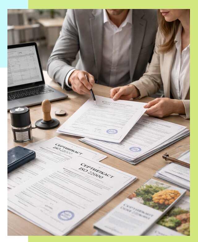 Сертификат ISO 22000 в Егорьевске от 40504 р. под ключ | Алешин-Грь