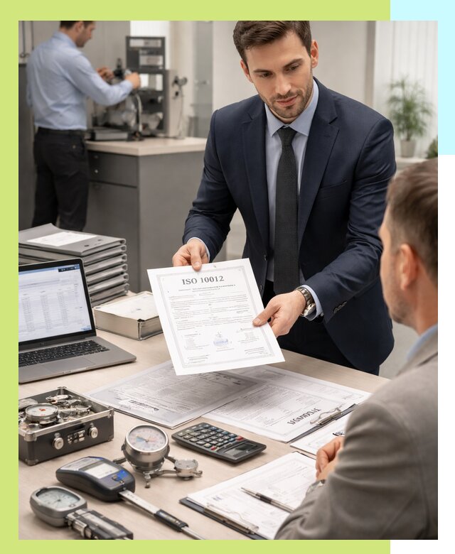 Выдача сертификата ISO 10012 по требованиям метрологии в Егорьевске